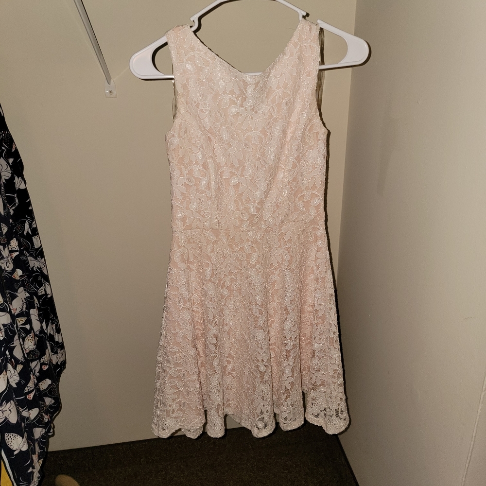 Small Lacey Pink Dress